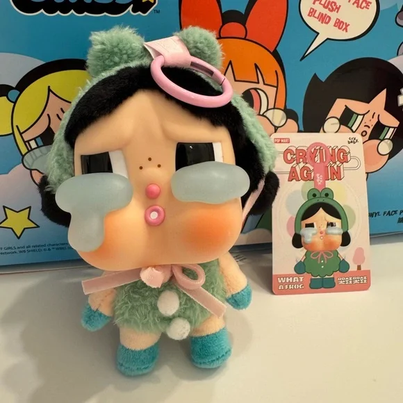 Reserved - CRYBABY Crying Again Series- WHAT A FROG Keychain - Picture 5 of 7